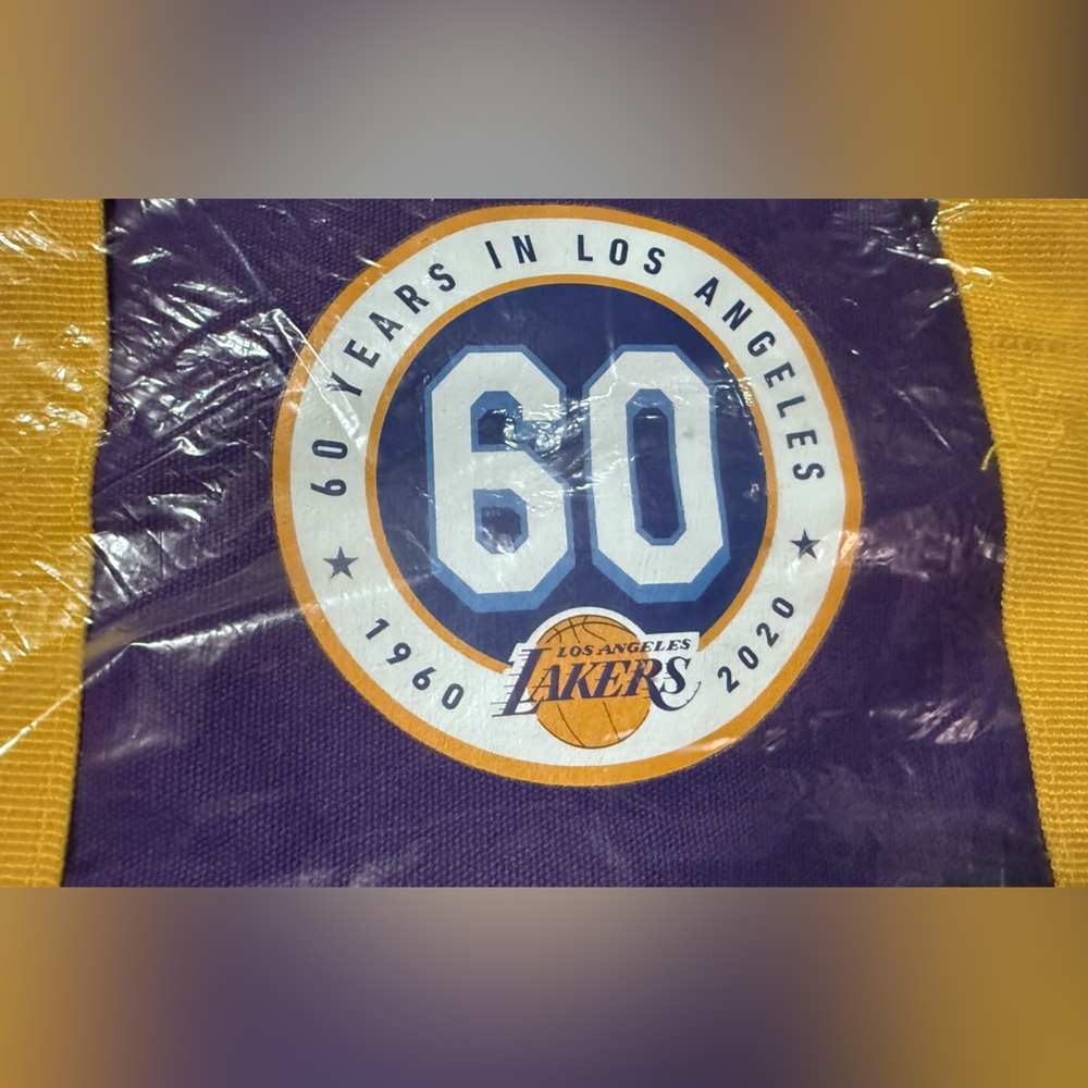 60th Anniversary Purple and Gold Duffle Bag